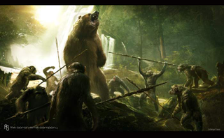 Illustration for article titled Life of the Apes Revealed in Dawn of the Planet of the Apes Concept Art